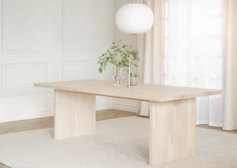 Refined Oak Dining Table