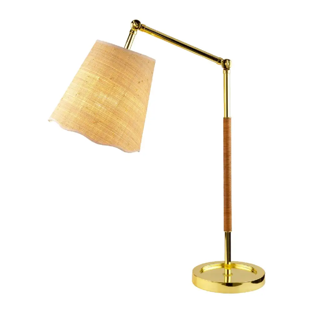 Jute Adjustable Table Lamp