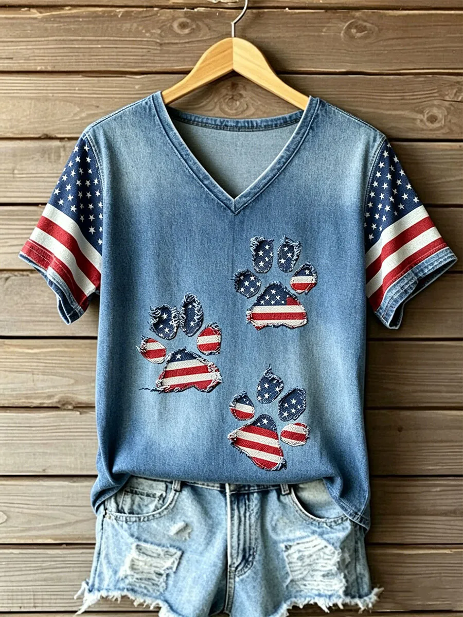 Women's American Paw T-Shirt