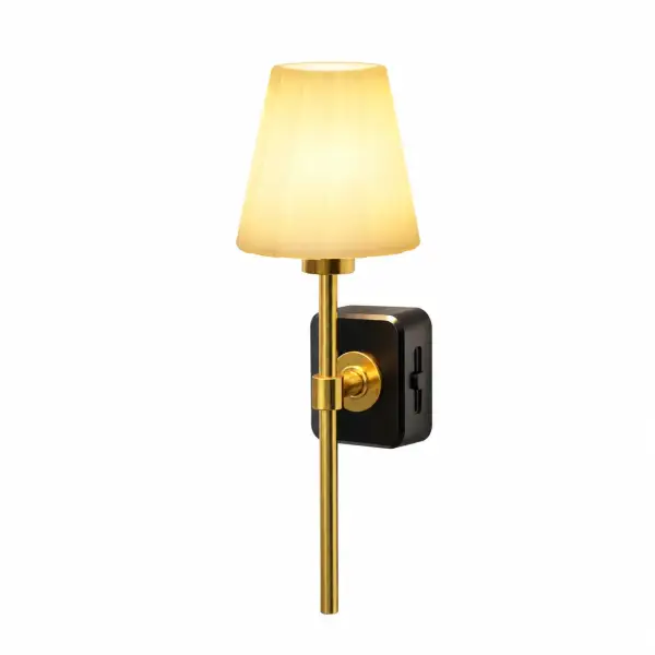 Pleated Fabric Cover Plug-In Night Light