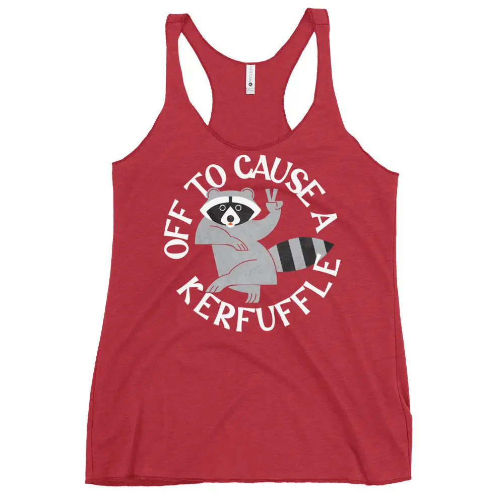 Playful Print Racerback Tank