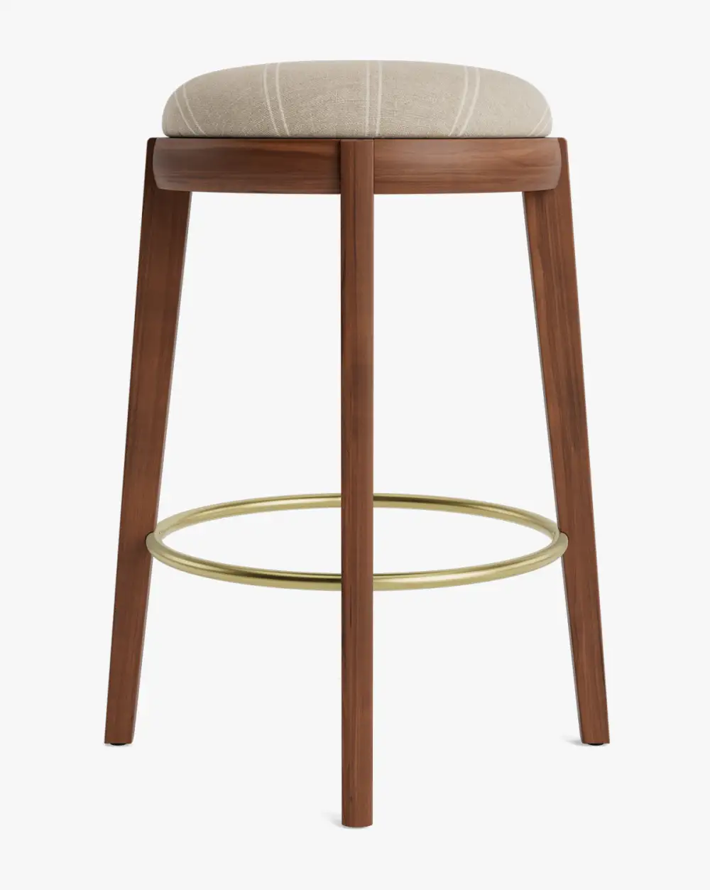 Modern Leather Counter Stool