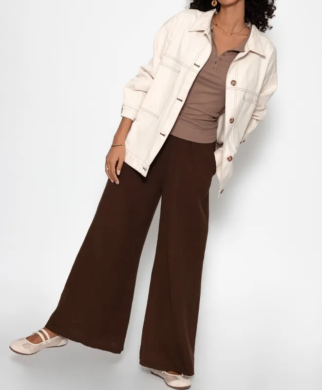 Beige Blouse Everyday Jacket