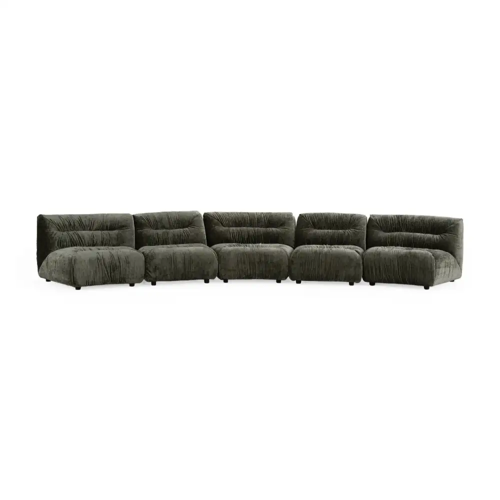 Rounded Sectional Curved Sectional Sofa