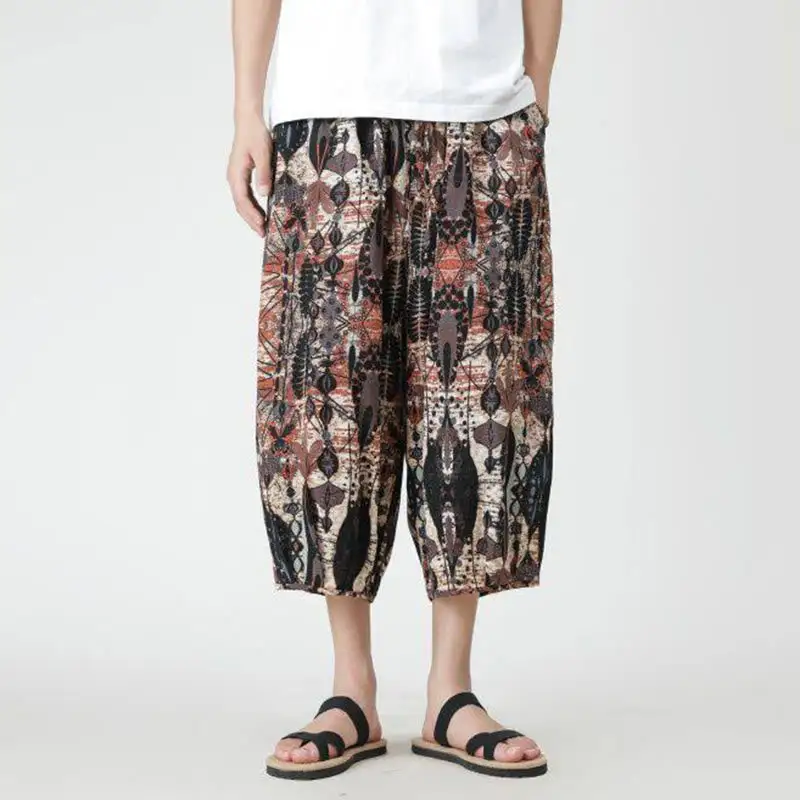 Patchwork Pocketed Pants