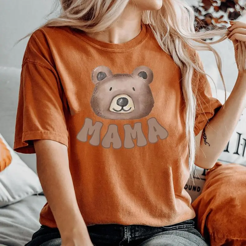 Mama Teddy Bear 1St Birthday Boy Girl Family Matching Party Women's Oversized Comfort T-Shirt