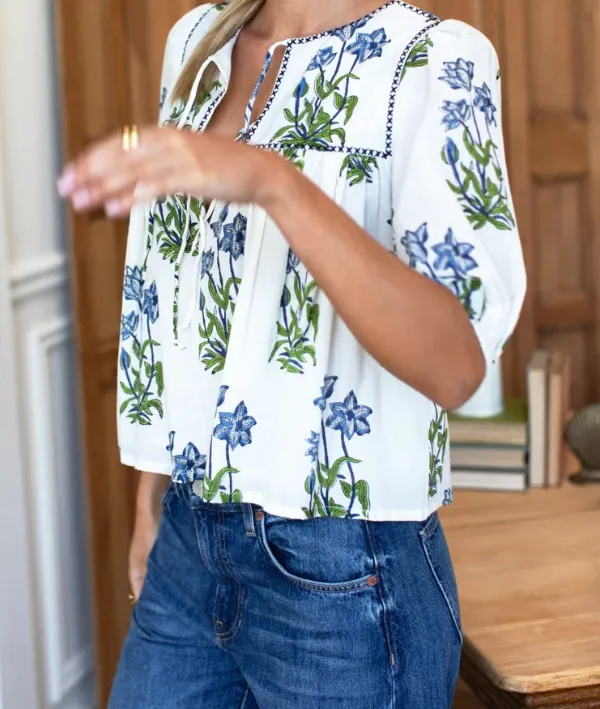 Hand Block Print Top