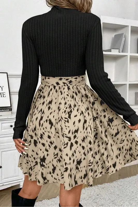 Ribbed Midi Dress