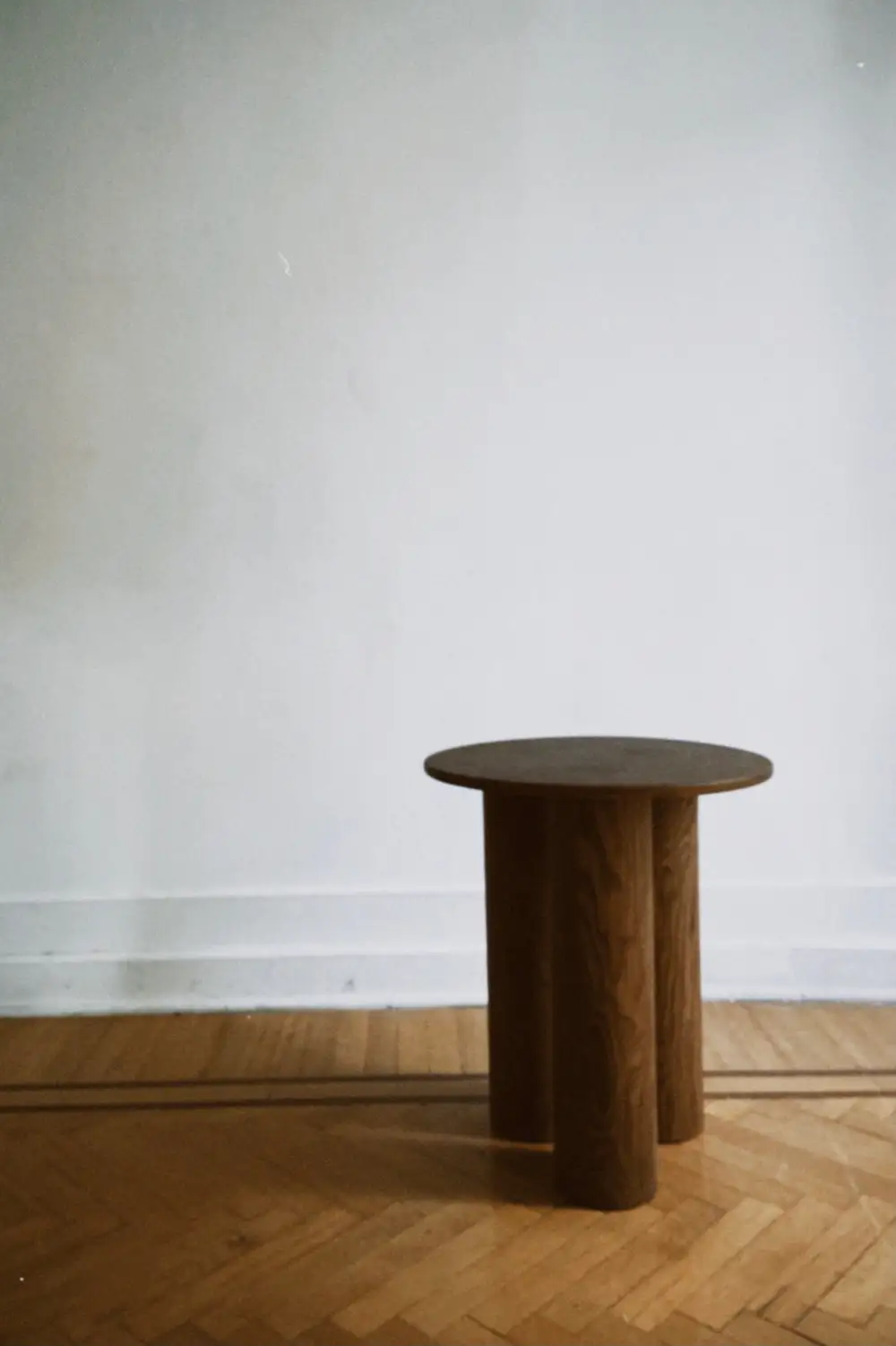 Sculptural Three-Leg Side Table