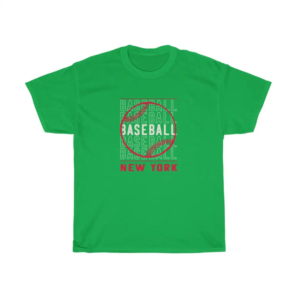 Baseball New York with Red Baseball Graphic T-Shirt
