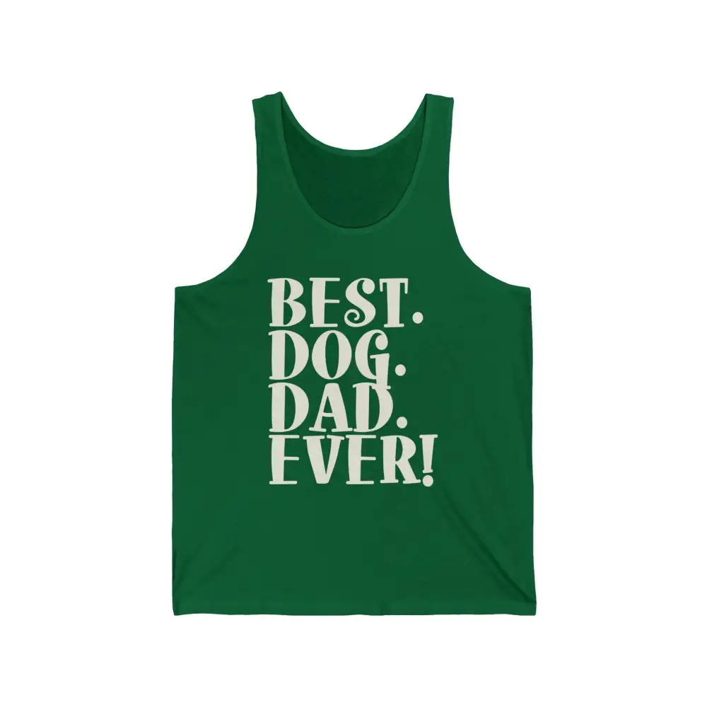 Dog Dad Text Tank Top