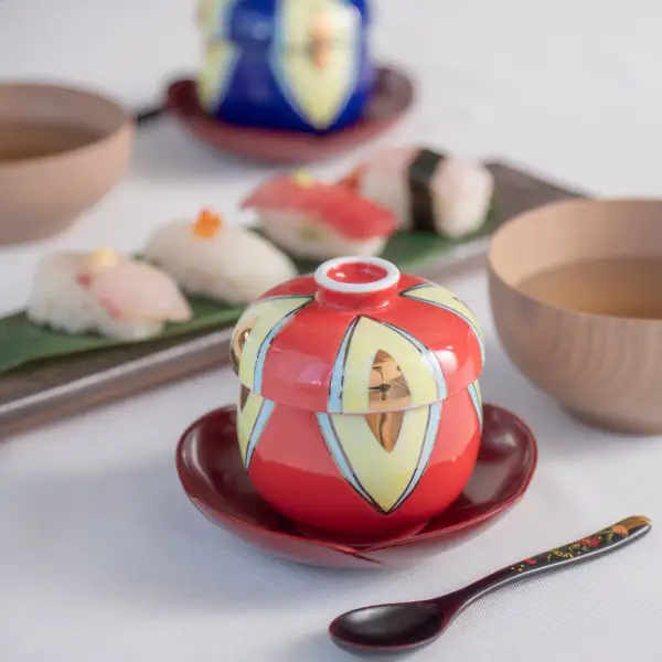 Deep Glossy Steamed Egg Bowl