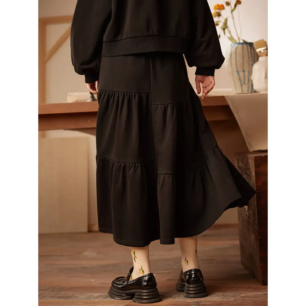 Flexible Boho Everyday Casual Polyester Skirt