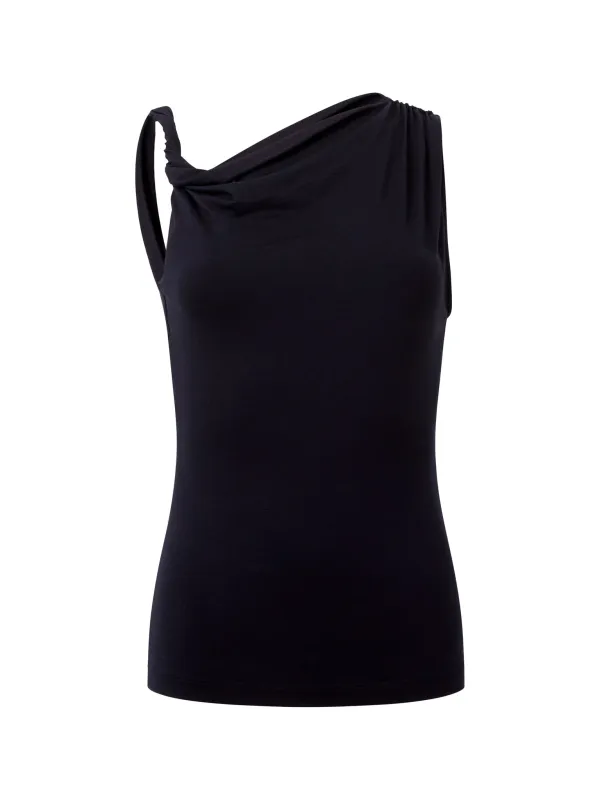 Designer One-Shoulder Cropped Top