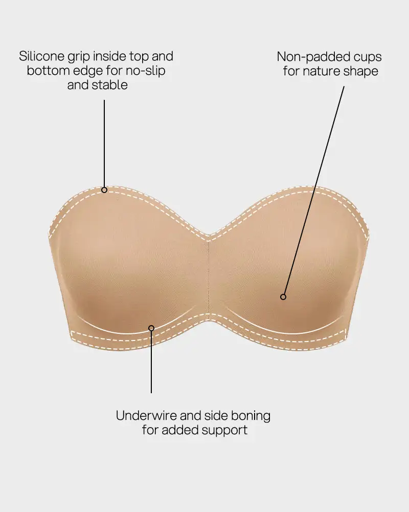 All-Day Support Strapless Bra