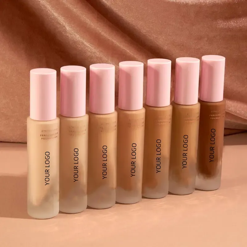 High Coverage Dark Liquid Foundation For Black Skin