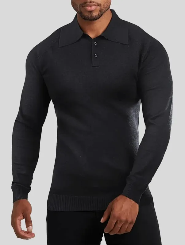 Black Soft Knit Sweater