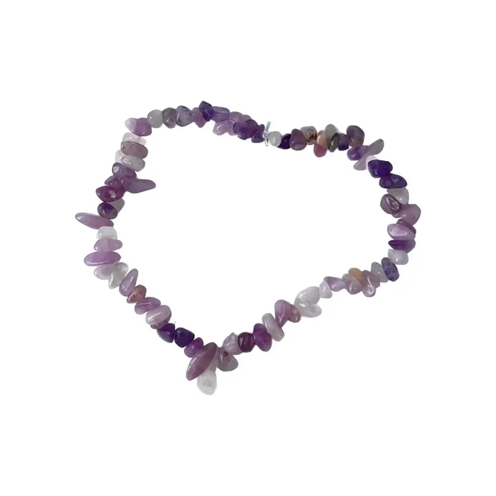 Chip-Stone Stretch Gemstone Crystal Bracelet