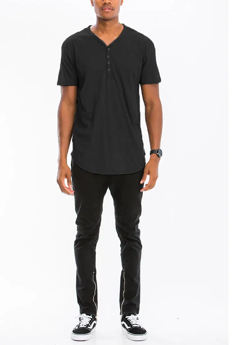 Cotton Scallop T-Shirt