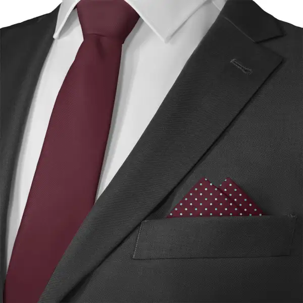 Sleek Classic Dotted Pocket Square