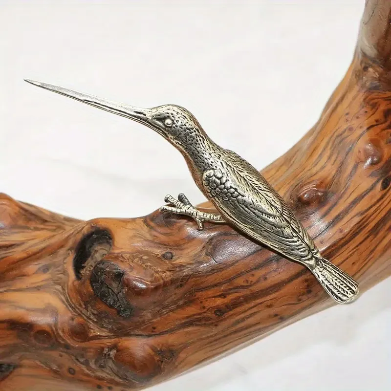 Metal Bird Figurine Ornament