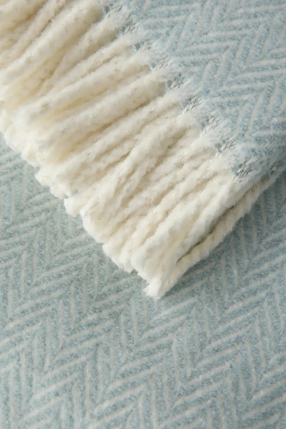 Textured Cotton Blend Throw