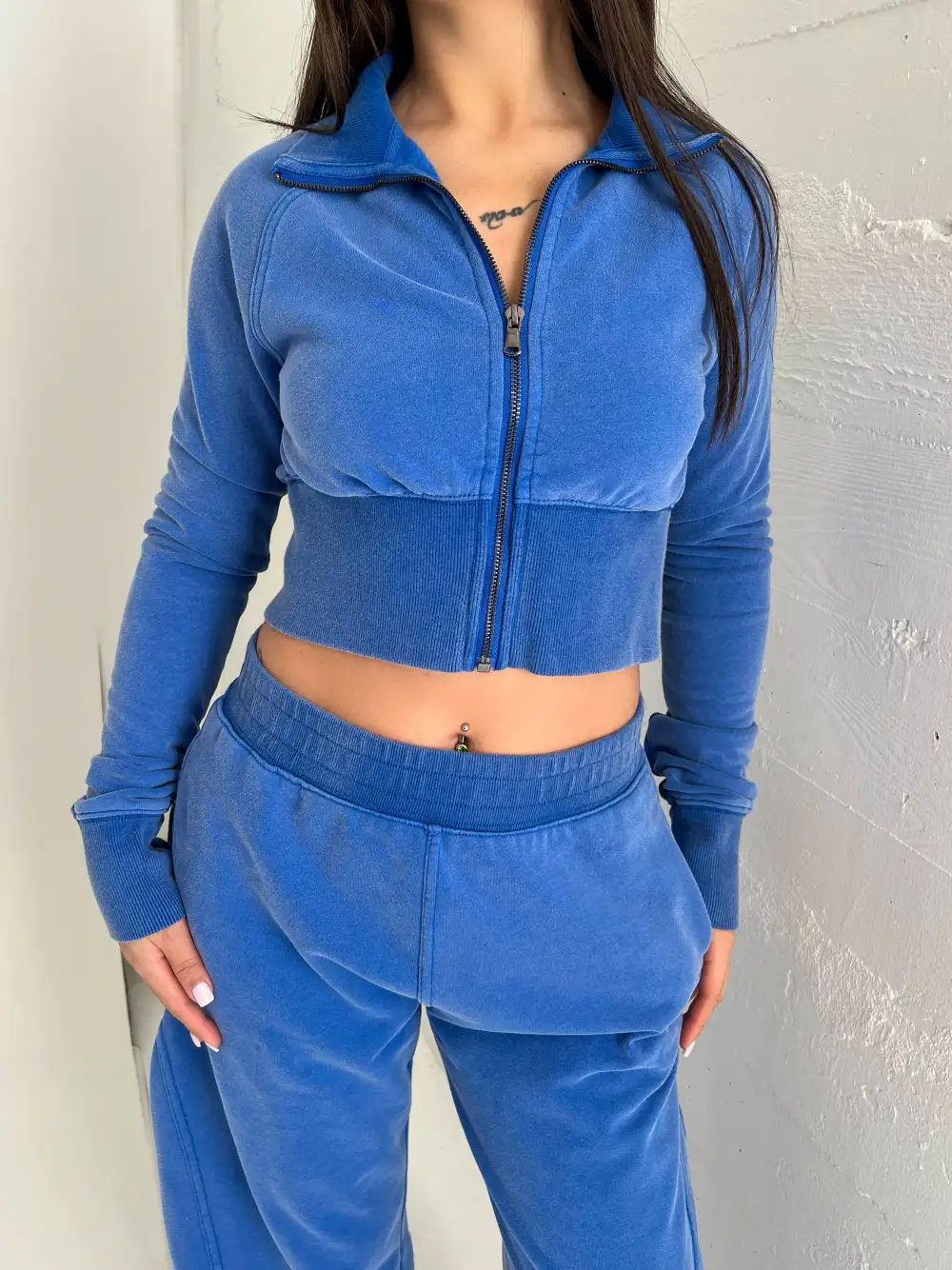 Blue Lightweight Outerwear