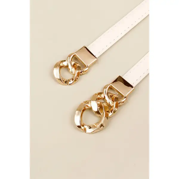Everyday PU Skinny Belt