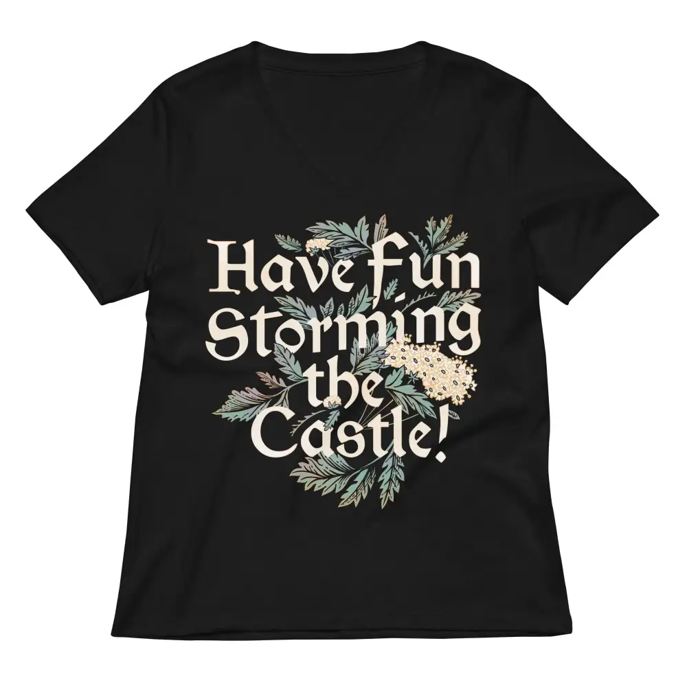Castle Adventure V Neck Tee