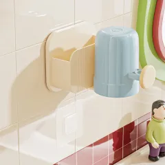 Colorful Bathroom Wall Organizer