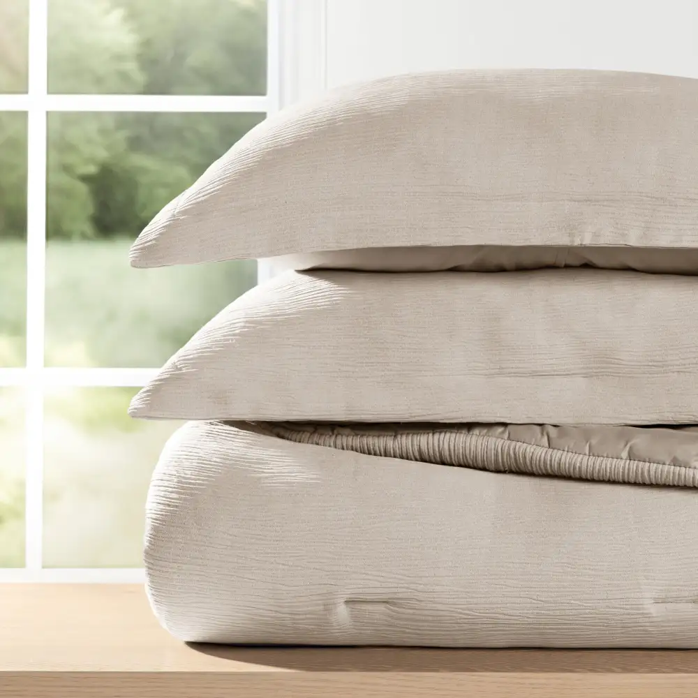 Cloud Weave Textured Down Alternative Comforter Set