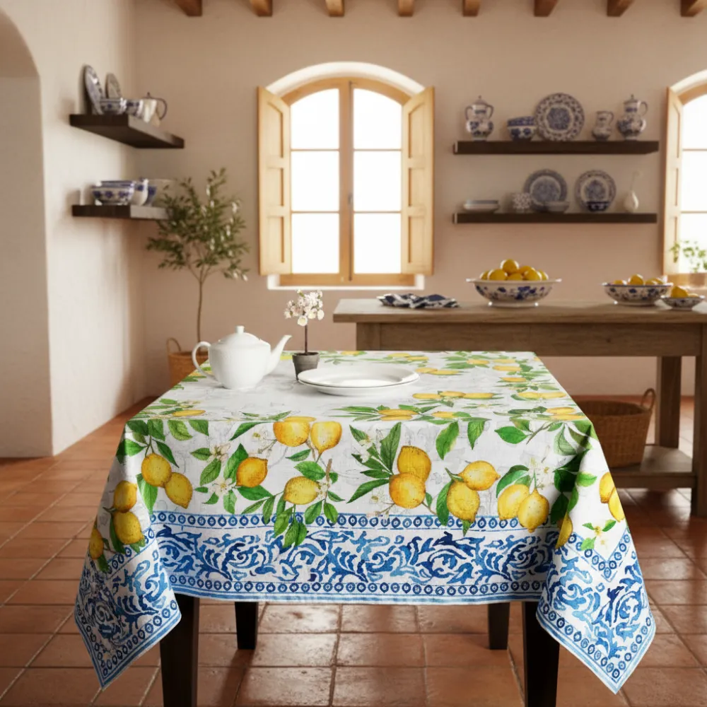 Cedrat Cotton Tablecloth