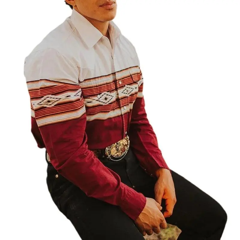 Textured Printed Shirt