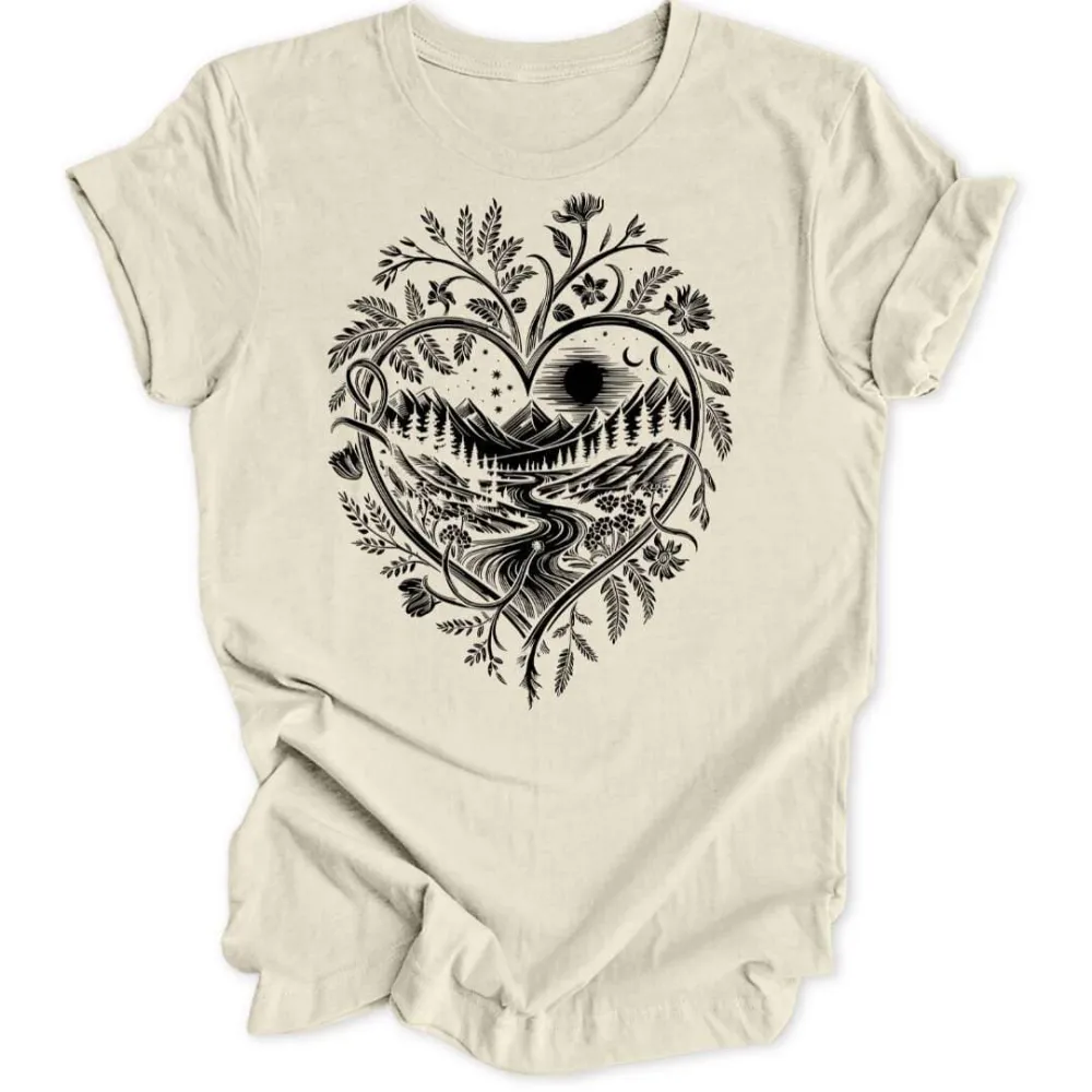 Nature Heart Unisex T-Shirt
