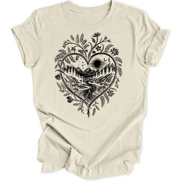 Nature Heart Unisex T-Shirt