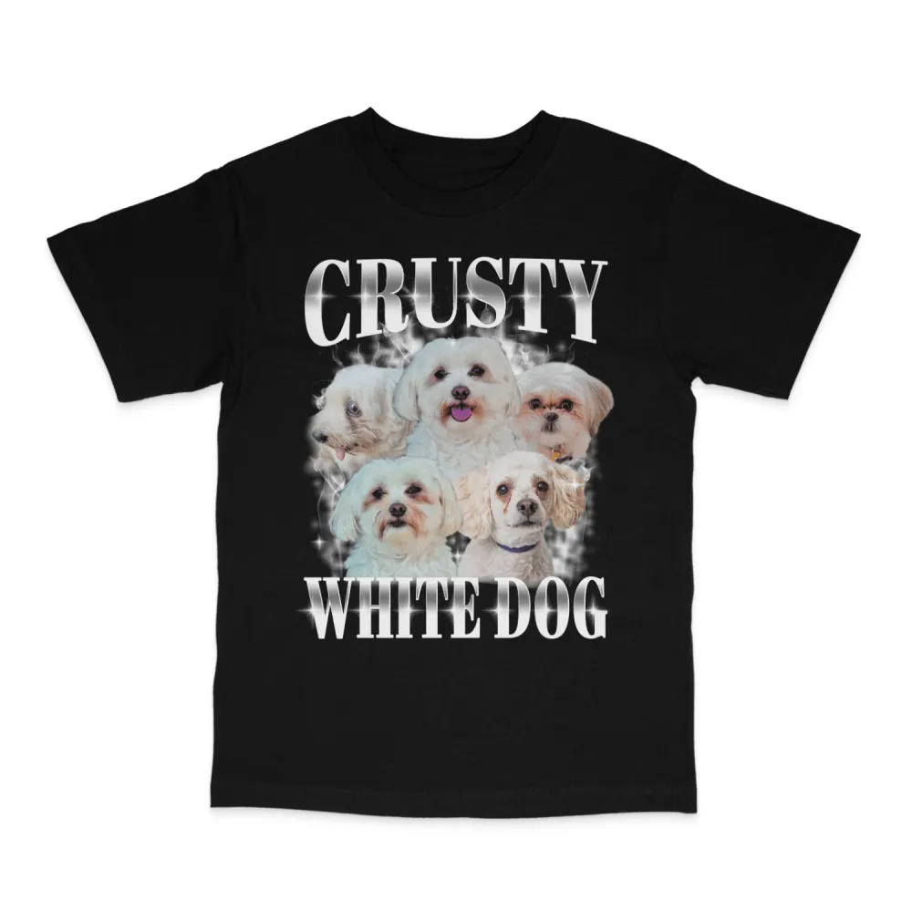 Small Dog Graphic Cotton Tee