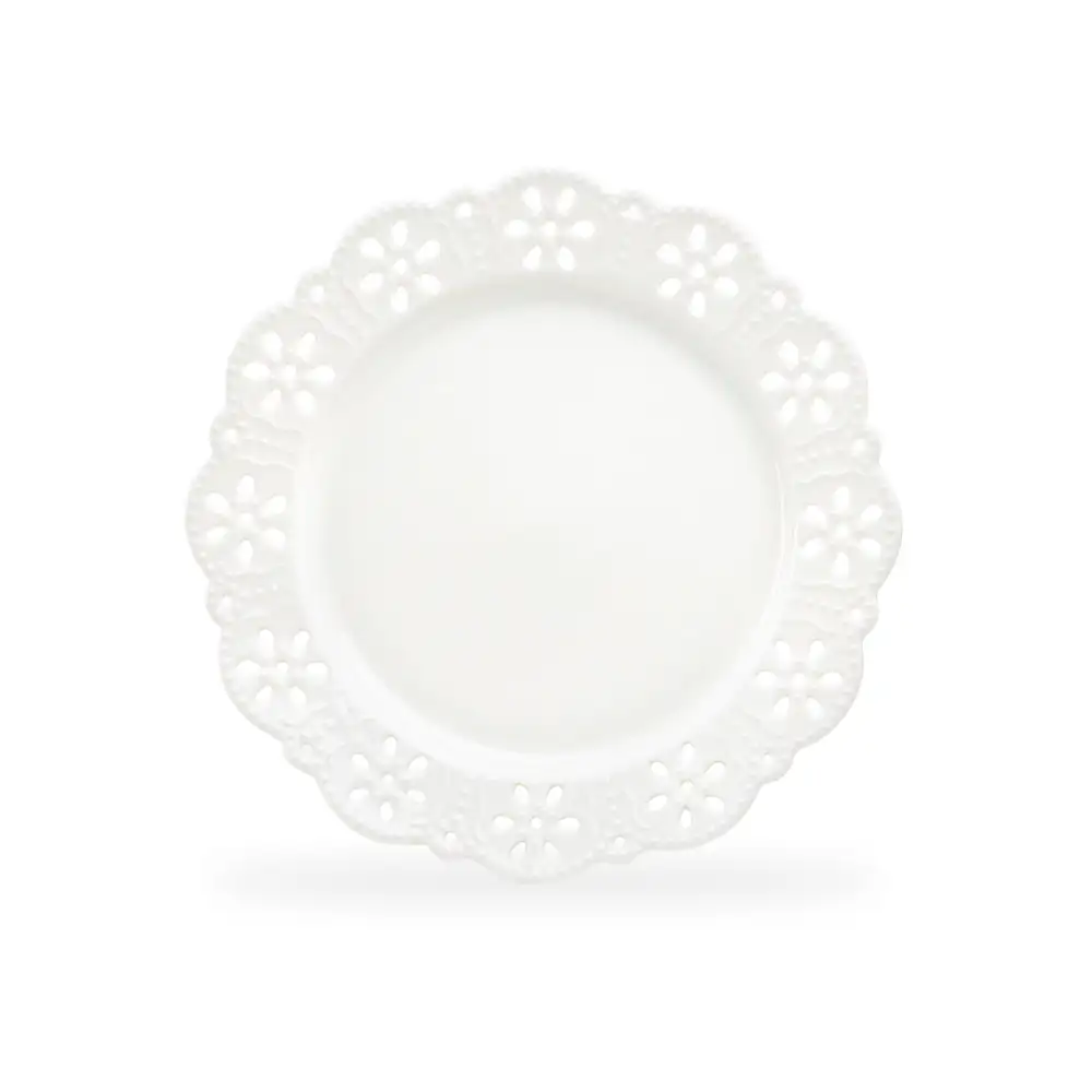 Lace Blossom Porcelain Dessert Plate