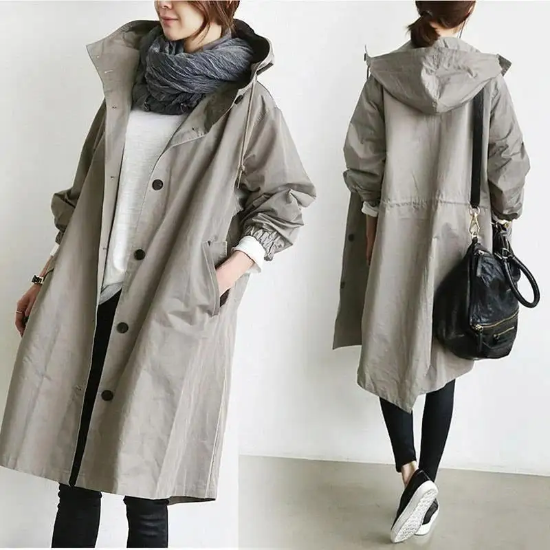 Modern Water Resistant Trench Coat