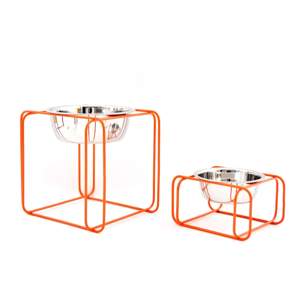 Single Gentle Thoughtful Pet Bowl Stand