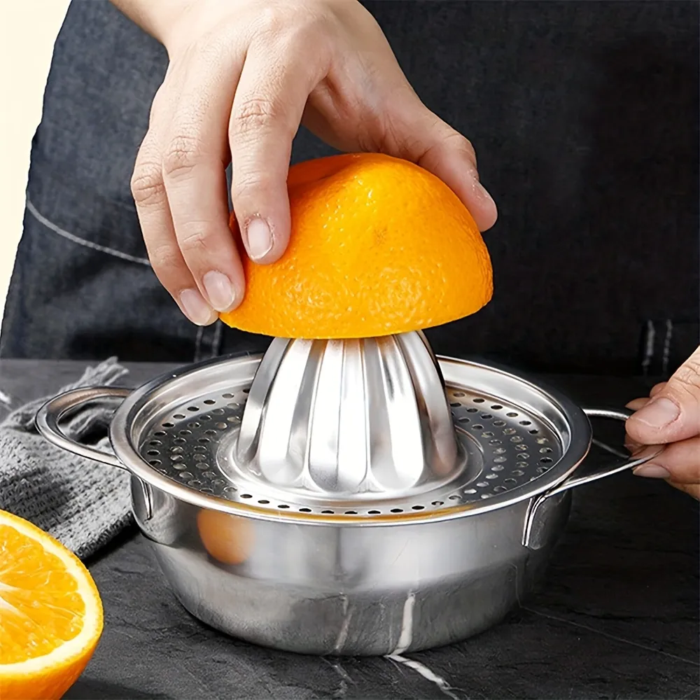 Stainless Steel Double-Handle Manual Juicer