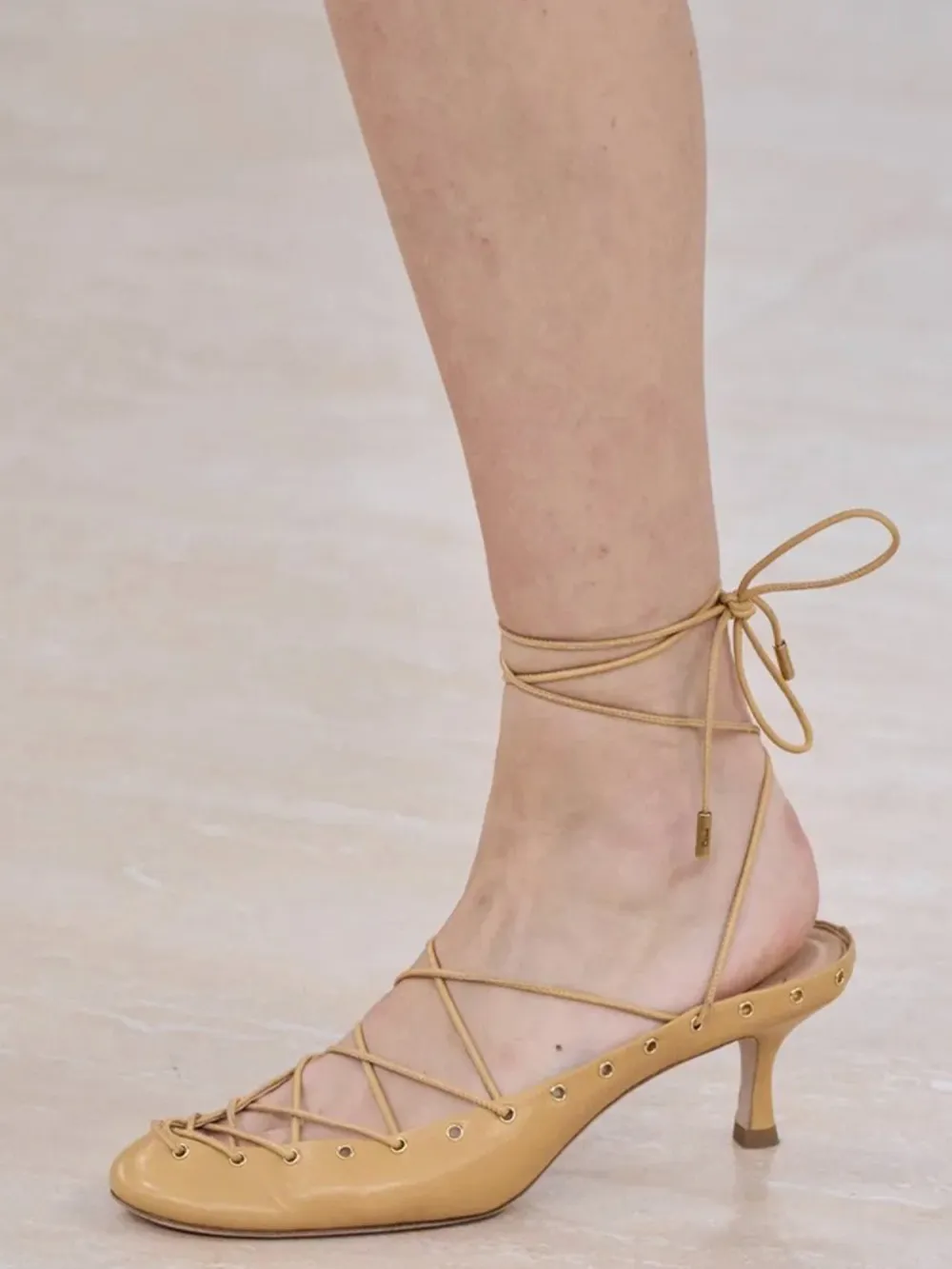 Aniya Strappy Cut-out Ballet Sandals