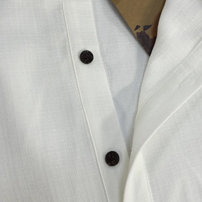 Textured Relaxed Button Shirt