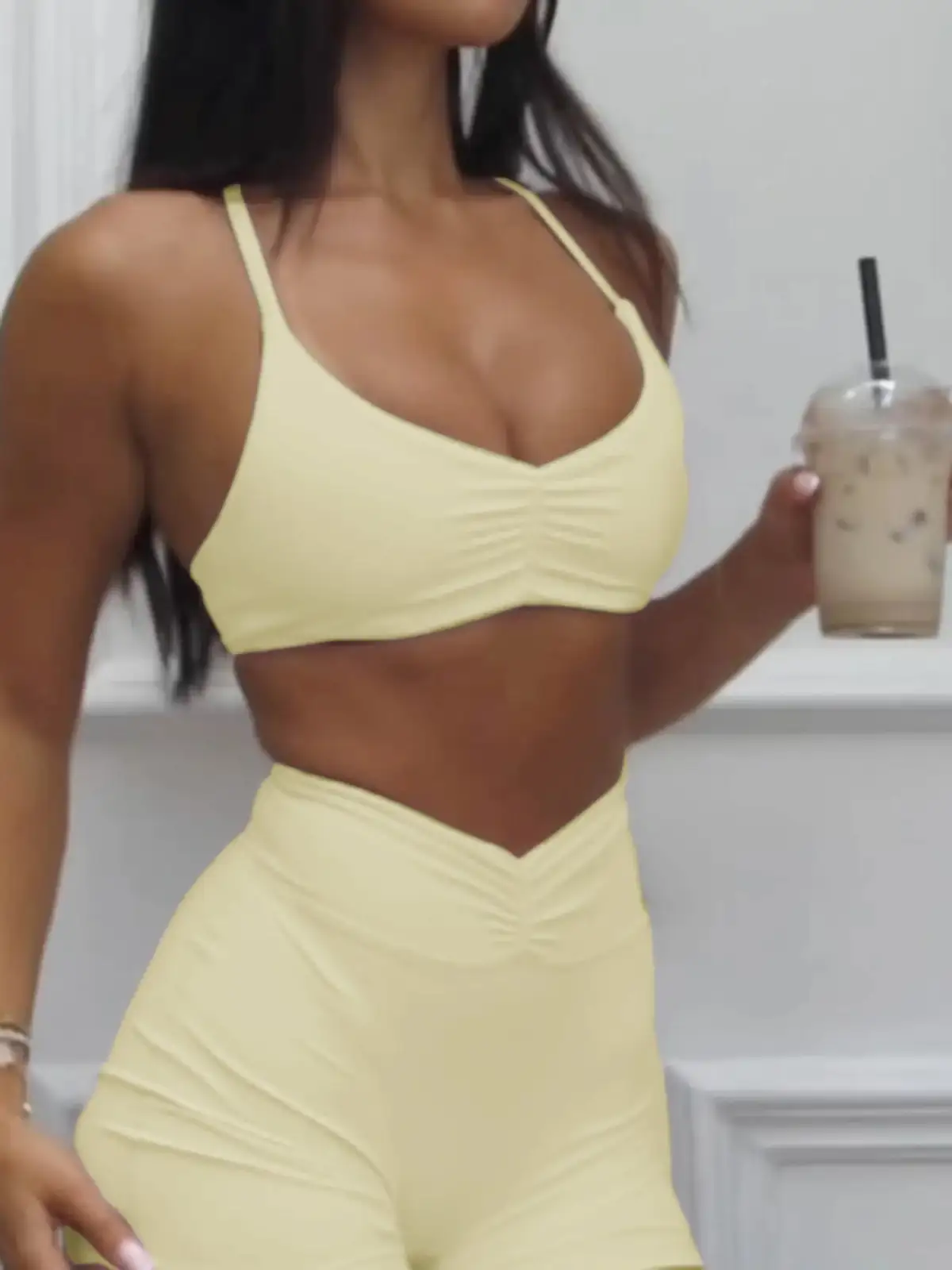 Refined High-Waist Active Sports Set