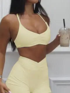 Refined High-Waist Active Sports Set