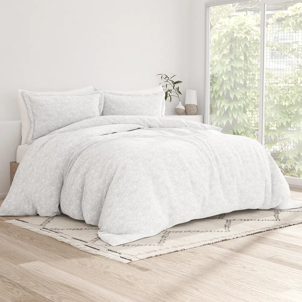 Coarse Paisley Pattern Duvet Cover Set