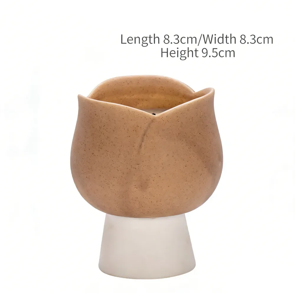 Tulip Ceramic Candle Holder