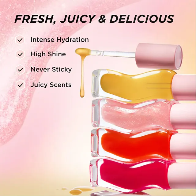 Water wave light sensitive mirror lip gloss with long-lasting makeup and color retention lip gloss