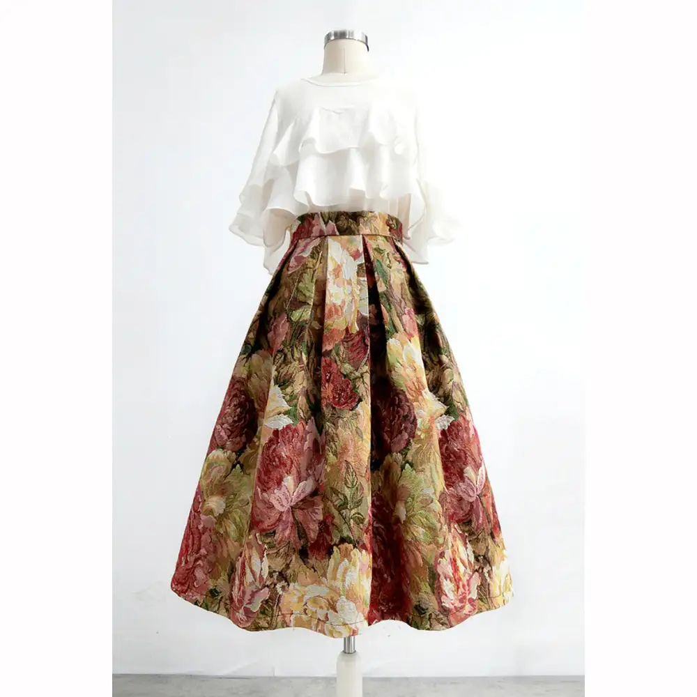 Everyday Market Flared Floral Skirt