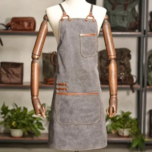 Clean Canvas Crossback Kitchen Work Apron