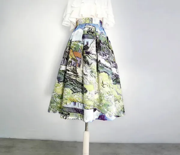 Balanced Minimal Everyday Casual Polyester Skirt
